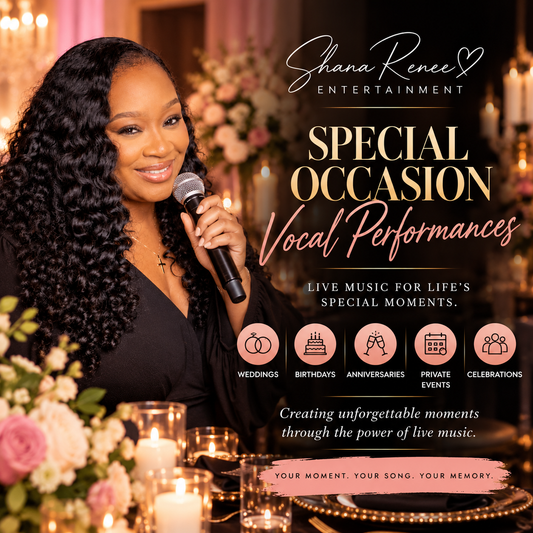 Special Occasion Vocal Performances